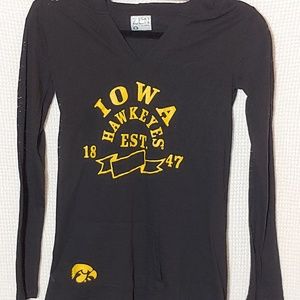 Iowa Hawkeyes NCAA Women's Zen Black Size SMALL